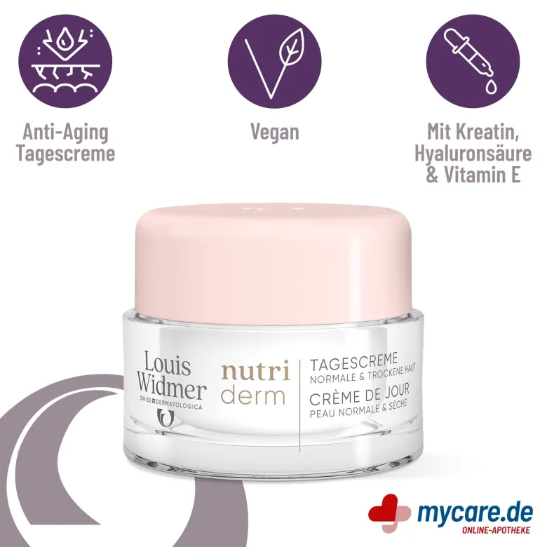 Widmer nutriderm Tagescreme leicht parfümiert, 50 ml