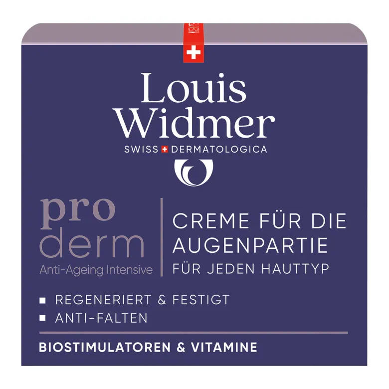 Widmer proderm Creme für die Augenpartie leicht parfümiert, 30 ml