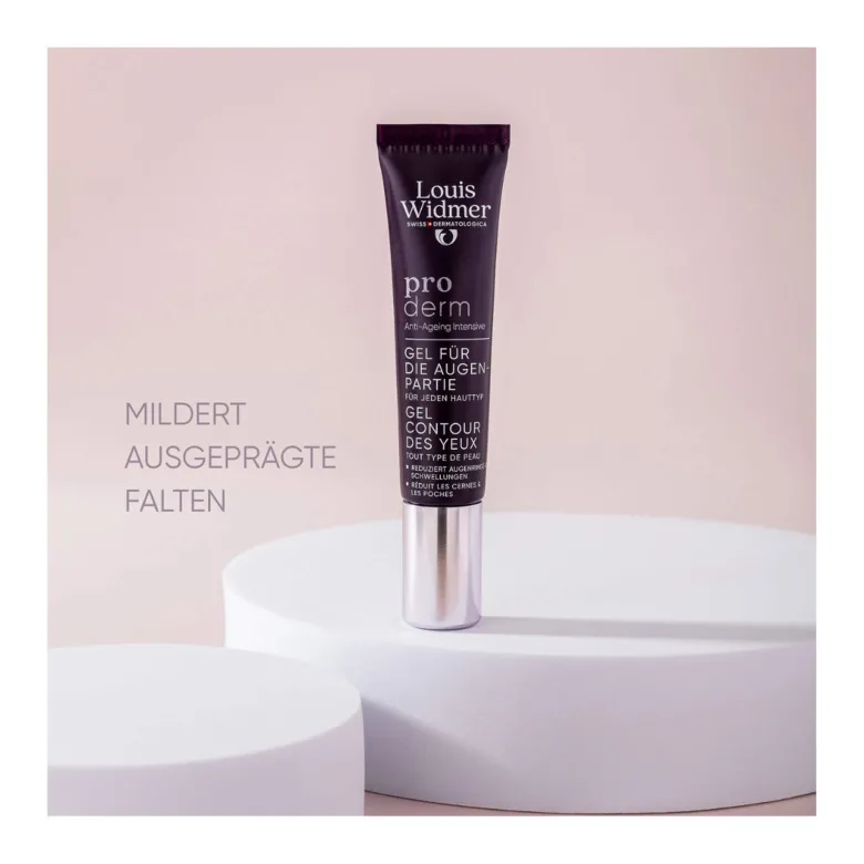 Widmer proderm Gel für die Augenpartie Intensiv parfümiert, 15 ml