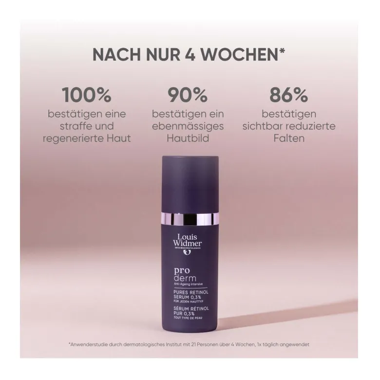Widmer proderm Pures Retinol Serum 0,3 % unparfümiert, 30 ml