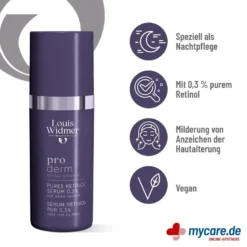 Widmer proderm Pures Retinol Serum 0,3 % leicht parfümiert, 30 ml