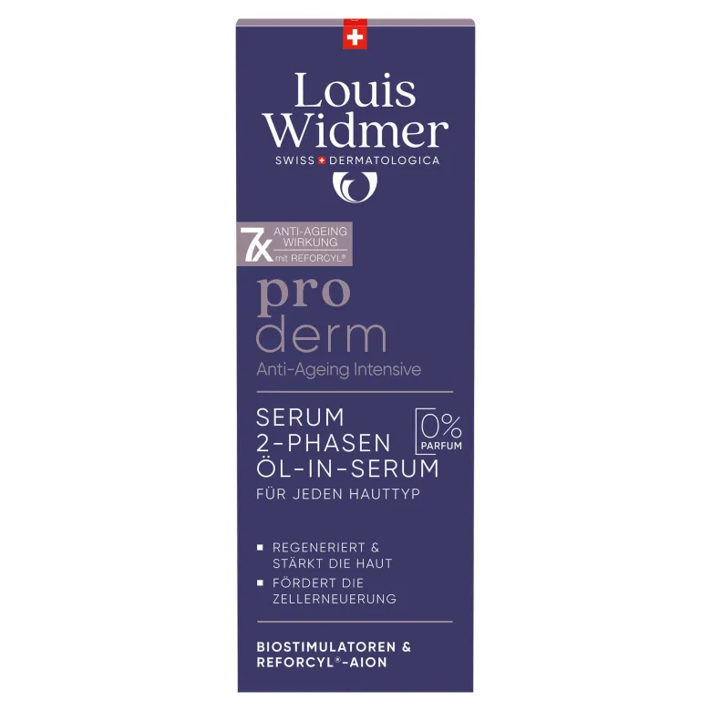 Widmer proderm Serum 2-Phasen Öl-in-Serum unparfümiert, 35 ml