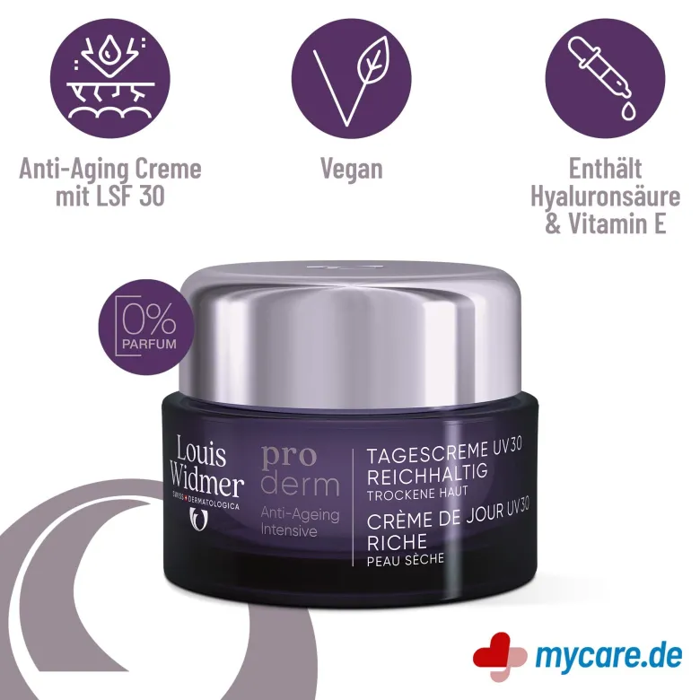Widmer proderm Tagescreme UV 30 Reichhaltig unparfümiert, 50 ml