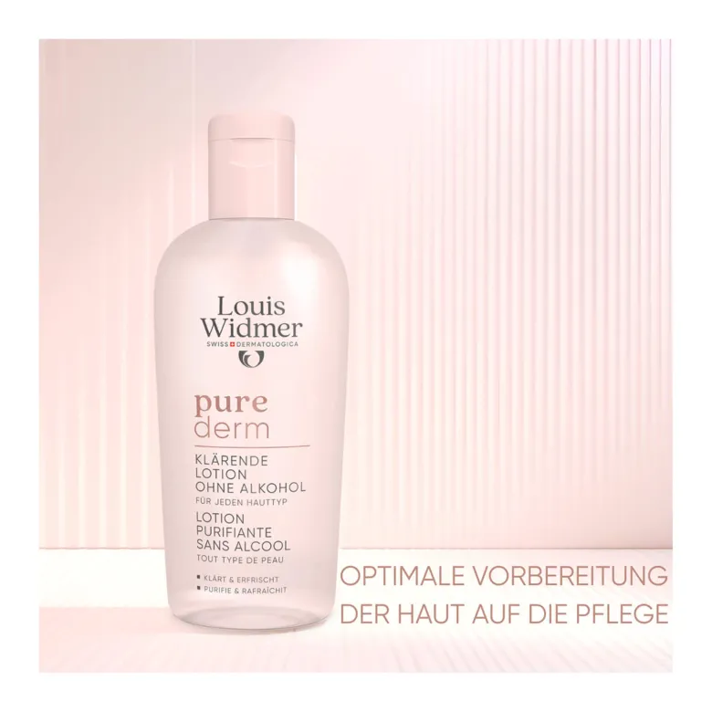 Widmer purederm klärende Lotion ohne Alkohol unparfümiert, 200 ml