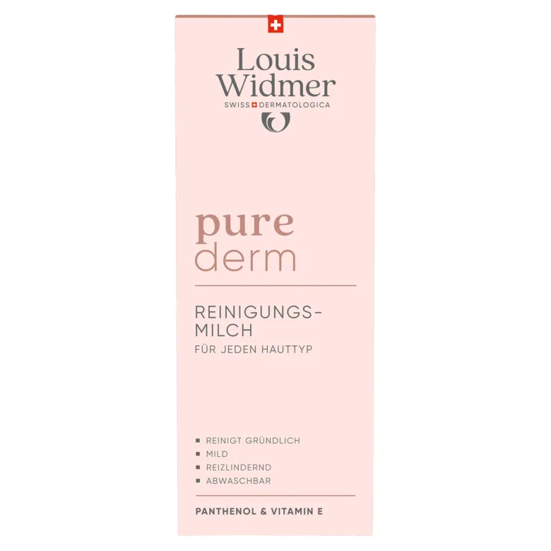 Widmer purederm Reinigungsmilch leicht parfümiert, 200 ml