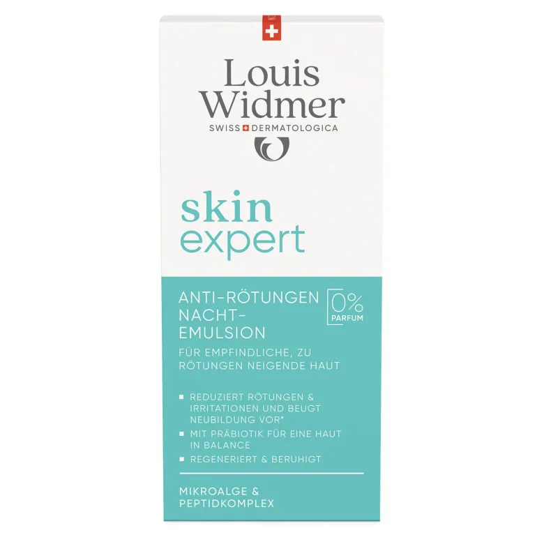 Widmer skinexpert Anti-Rötungen Unparfümierte Nachtemulsion, 50 ml