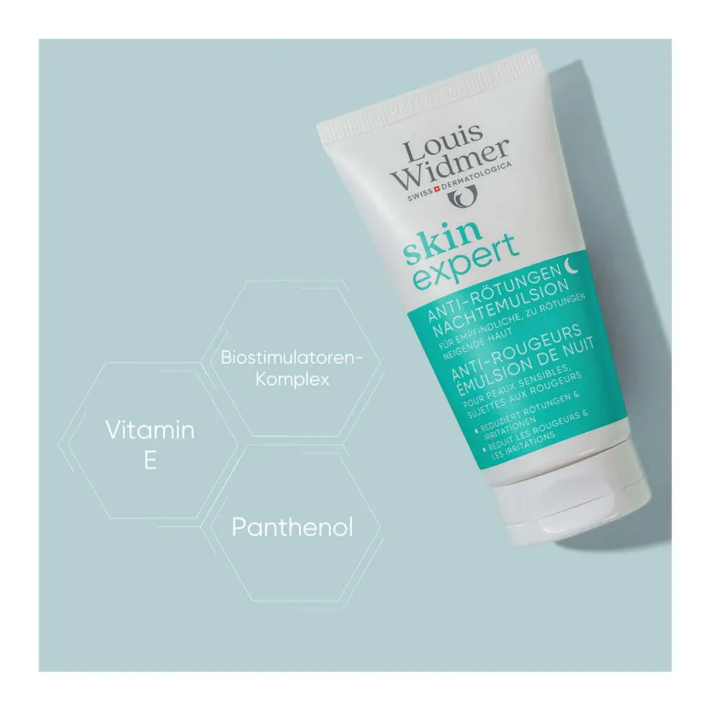 Widmer skinexpert Anti-Rötungen Unparfümierte Nachtemulsion, 50 ml