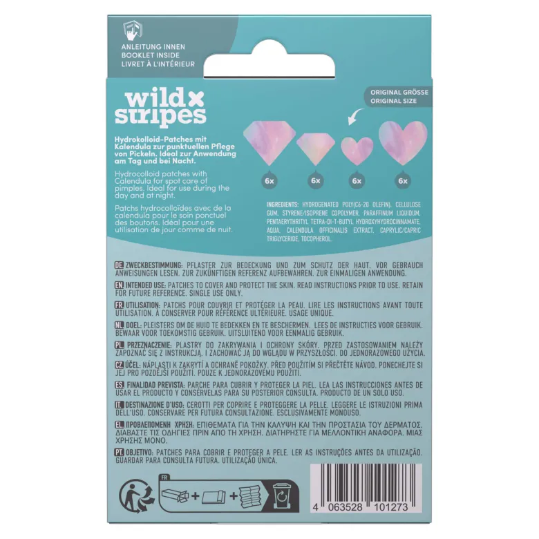 Wild Stripes Anti-Pimple Patches Diamond Recover, 24 St