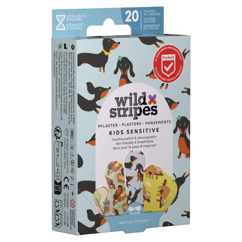 Wild Stripes Kinderpflaster - Animal Design, 20 St