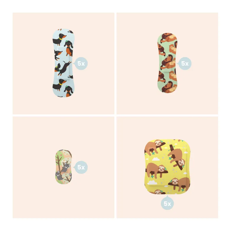 Wild Stripes Kinderpflaster - Animal Design, 20 St