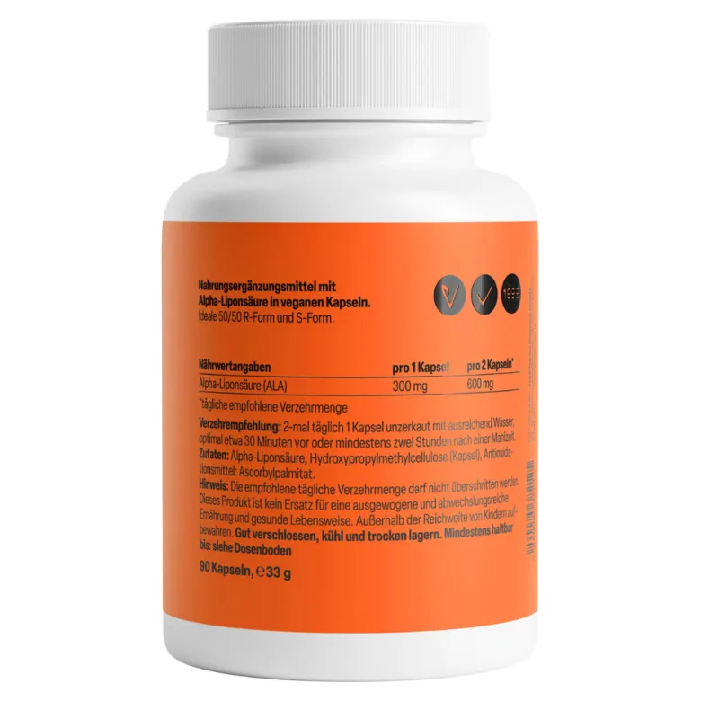 ZeinPharma ALA Alpha-Liponsäure 300mg Kapseln, 90 St