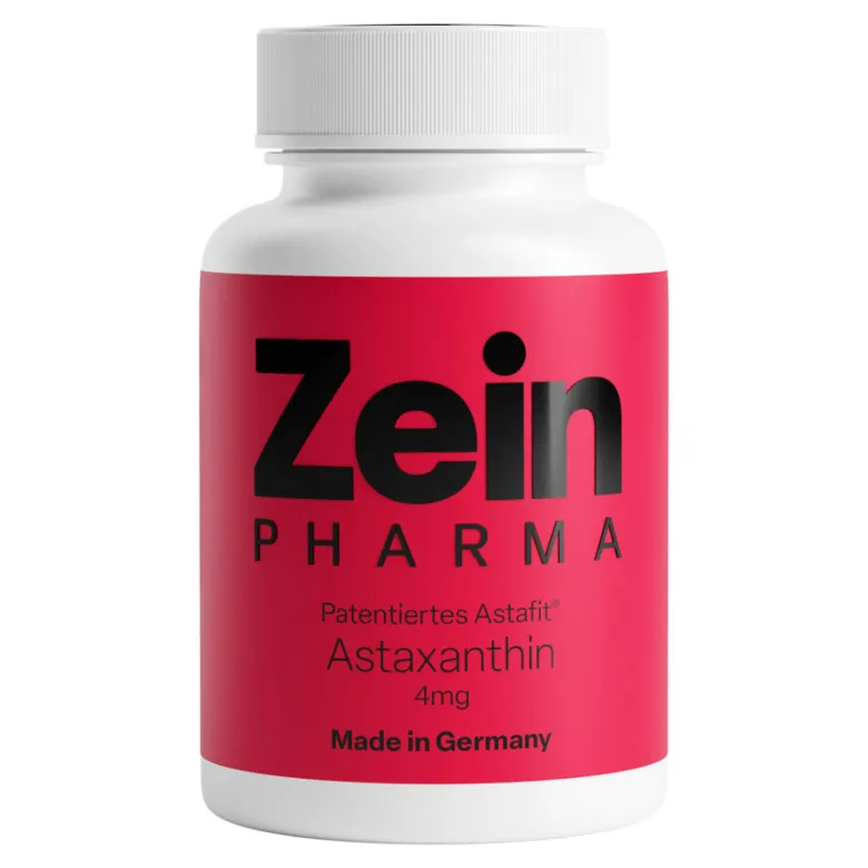 ZeinPharma Astaxanthin mit patentiertem Astafit 4mg Kapseln, 90 St