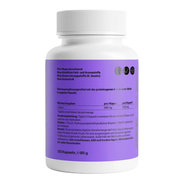 ZeinPharma Glycin 500mg Kapseln, 120 St
