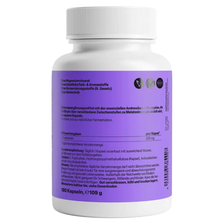 ZeinPharma L-Tryptophan 500mg Kapseln, 180 St