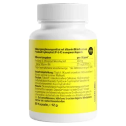 ZeinPharma Vitamin B6 mit bioaktivem P-5-P 40mg Kapseln, 60 St
