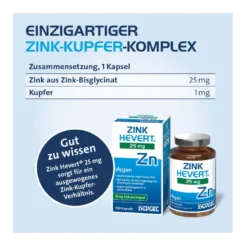 Zink Hevert 25 mg Kapseln, 100 St