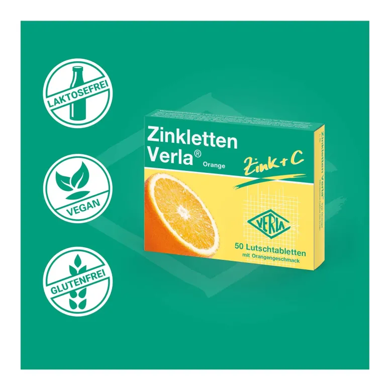 Zinkletten Verla Orange, 50 St