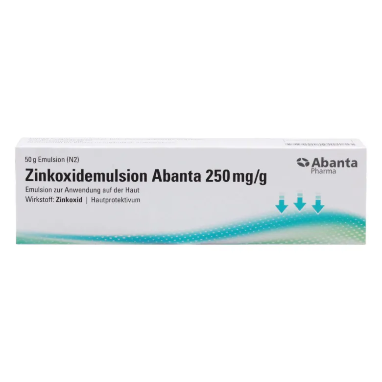 Zinkoxidemulsion Abanta 250 mg/g, 50 g