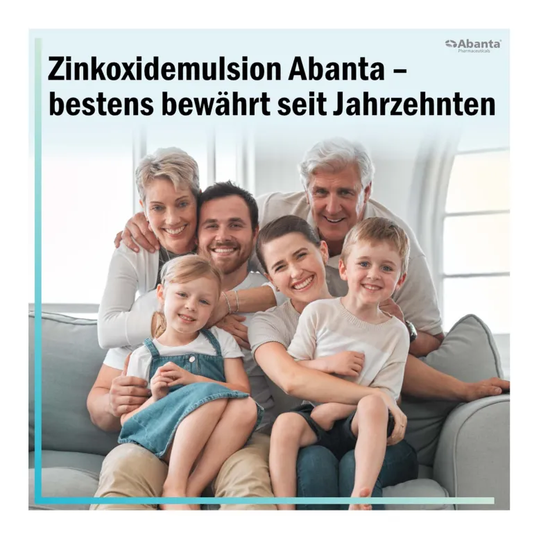 Zinkoxidemulsion Abanta 250 mg/g, 50 g