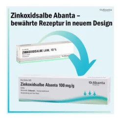 Zinkoxidsalbe Abanta 100 mg/g, 50 g