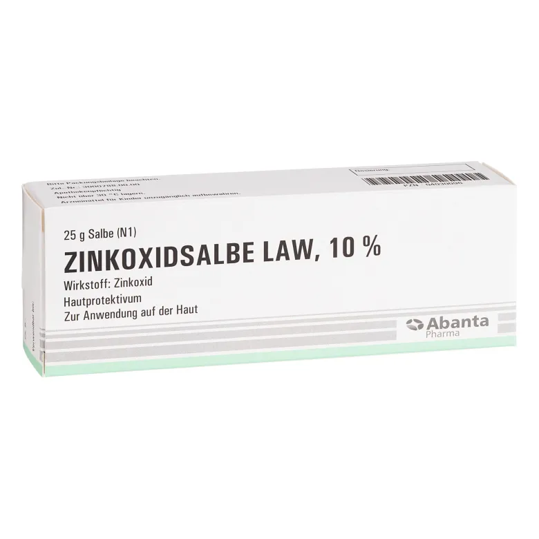 Zinkoxidsalbe LAW, 10 %, 25 g