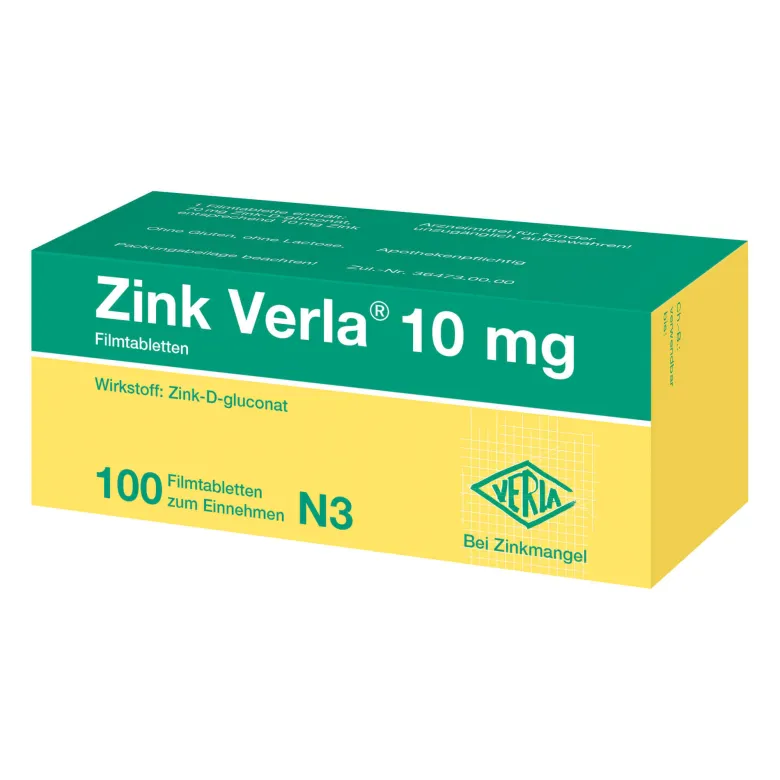 Zink Verla 10 mg Filmtabletten, 100 St