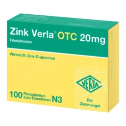 Zink Verla OTC 20 mg, 100 St